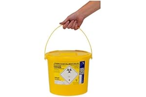 PIPROX Daniels Sharpguard Sharps Bin 7 Litre - Yellow - Single Pack