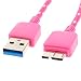 Produktbild SS- USB 3.0 zum Mikro-USB-3.0-M / M Kabel Net-überzog Schwarz für Samsung Note 3 (1M)