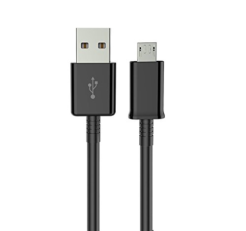 VAPIAO Micro USB Ladeset [Ladekabel und Netzteil] 2 Meter Set fÃ¼r Android, Samsung Galaxy, HTC, Huawei, Sony, Nexus, Nokia, Kindle, LG, Blackberry von in schwarz