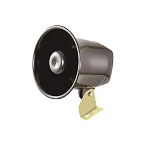 Iota Jai Shree Ram Sound Polished Siren for All Cars & Bikes- Black