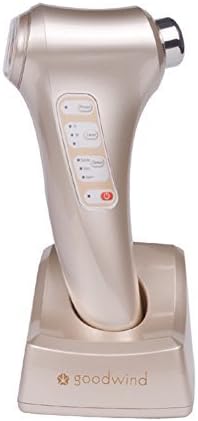 La goodwind CM-7-2 Electric Mini Face Body Skin Health Beauty Care Massage Device Facial Cleanser Ultrasonic Home Face Lifting Firm (Gold)