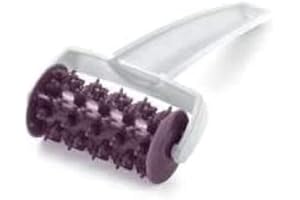 Betty Bossi Cracker Roller, ideal Kitchen Gadget para la fabricación de Knäckebrot y Crackern para refinados Fingerfood. Cortador de masa con divertidas recetas