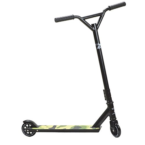 Land Surfer- Patinete de trucos y saltos, Verde Camuflaje