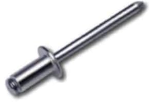 Damesa 09101232 - Pack de 500 remaches tubulares (4.8 x 10 mm)