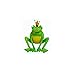 Produktbild Frosch Froschkönig , König , Metall,