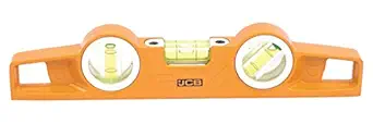 JCB Tools 250mm Scaffold Level, Droped aluminum body, powder coated finish, accuracy: 0.5mm/m, 22025817