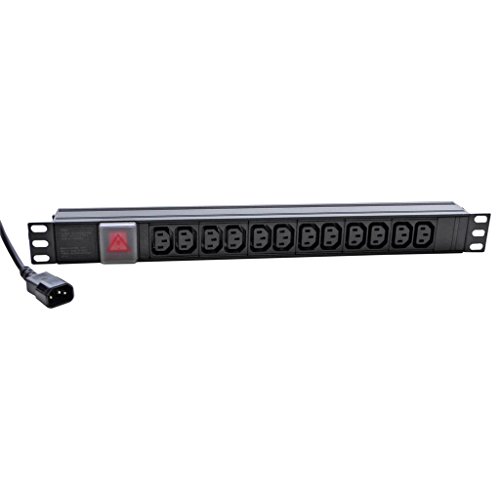 Eagle 12 IEC (C13) horizontale Sockel 48,3 cm PDU zu C14 Stecker