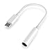 Produktbild LHXHL Typ C auf 3,5 mm Kopfhöreranschluss Digital Audio Adapter AUX Audio Verlängerungskabel Adapter Kompatibel mit Huawei P30 Pro /P20 Pro/Mate 20 Pro/Mate 10 Pro, Xiaomi mi 6 / mi 8, Samsung