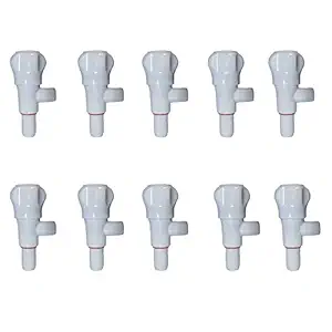 Droptech PVC Plastic Angle Cock/ Valve for ,Bathroom, Wash Basins Angle Valve- (Size-1/2