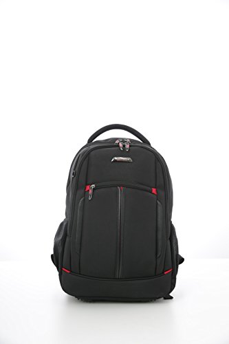 Aerolite Laptop-Tasche Business-Taschen Notebooktasche 55x35x20cm IATA Handbordgepäck Umhängetasche – Zugelassen für Ryanair, Easyjet, BA & Jet2, Schwarz - 3