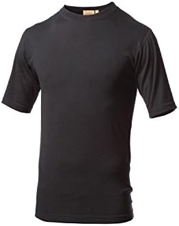 Minus33 Baselayer / Functional Shirt "Algonquin Men S/S Crew", made of 100% Merino Wool - black
