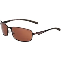 Bollé Key West Gafas, Hombre, Marrón (Brillante), M
