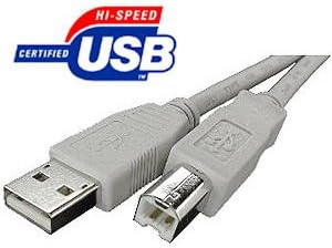 Xxion™ Premium 3 Metre Universal High Speed USB 2.0 A - B Printer or Scanner Lead / Cable. Suitable for all brands of printer which use a standard USB interface. HP, Dell, Epson, Canon, Lexmark, Xerox, Samsung etc.,