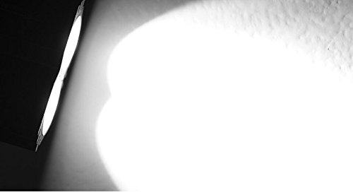 WEWOM X2 High-Tec LED Fahrradbeleuchtung CREE XM-L mit 2400lm inkl. 4800mAh Akkupack und Lagegeräte (Schwarz) - 7