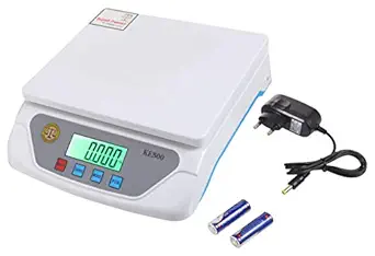 Baijnath Premnath Premium Battery & Electricity Operated Digital Kitchen and Commercial Weighing Scale 25 Kg Adapter Included Weighing Scale