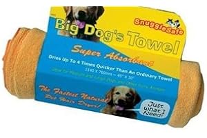 SNUGGLE SAFE SnuggleSafe perro o caballo – Toalla de microfibra súper absorbente