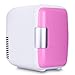 Produktbild Auto Kühlschrank 4L Auto nach Hause Mini-Kühlmaschine Gefrierschrank Sicherer Material Tragbarer Kühlschrank,Pink