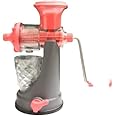 APEX Fruit & Vegetable Steel Handle Juicer || Vacuum Locking System Shake || Smoothies Travel Juicer for All Fruits || Juice Maker Machine || Multicolor (RED)