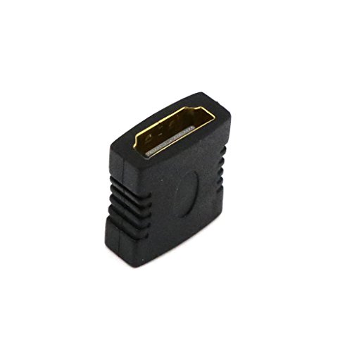 Gazechimp 5 Stk. HDMI Adapter Female zu Female vergoldete Steckkontakte – Schwarz - 2