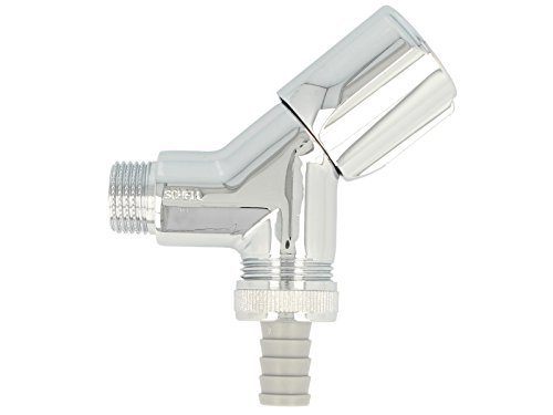 Schell 033860699 Geräteschrägsitzventil Comfort mit Rückflußverhinderer, 1/2 Zoll, chrom - 2
