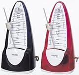 Seiko SPM-370 SR Pendulum Metronome transparent rot