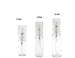 6pcs 10ml/20ml/30ml Portable Refillable Empty Plastic Clear Bottles Jars with Transparent Pump Tops for Makeup Cosmetic Bath Shower Toiletries Liquid Containers Leak Proof Portable Travel Accessories (20ml)