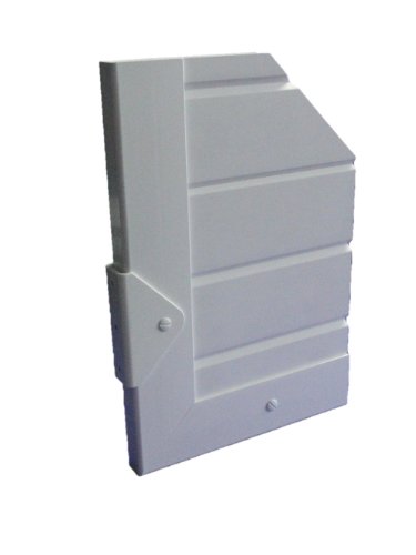 Preisvergleich Produktbild Muster Sichtschutz Kunststoff Gartenzaun Kunststoffsichtschutz Classic weiß