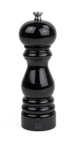 Peugeot 23706 Paris Pfeffermühle Holz, 5,7 x 5,7 x 18 cm, schwarz lackiert