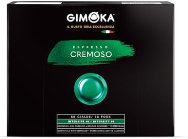 Gimoka - 50 Capsule Compatibili Nespresso Professional* Zenius e Gemini - Gusto Cremoso – Intensità 10