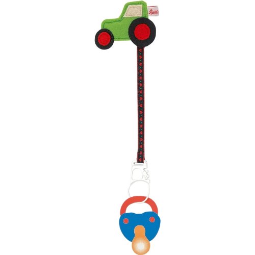 Preisvergleich Produktbild Käthe Kruse 74163 - Traktor Schnullerkette