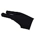 Produktbild Morelyfish Schwarze Handschuhe Anti-Fouling-Zeichnung Malerei Writting Graphic Tablet PC Pad Sweatproof Fäustling