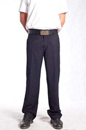 Fayde Golf Men's Traditional Pinstripe Trouser - Black/Blue (38)