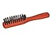 Beard brush wild boar bristles 3 rows with handle