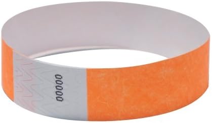 Fully Customised Tyvek Wristbands - In Packs of 1000 (Plain 25mm Tyvek Wristbands)