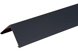 BRICO-TOITURE Faitage simple 2 pinces ALUMINIUM GRIS ARDOISE - 2M - Dimension du profilé 250 mm