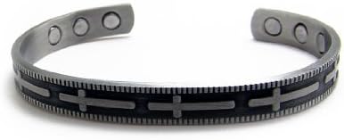 Magnetic Copper Golf Bangle Cuff Bracelet Cross