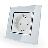 Kinderschutz Steckdose Glas Weiß VL-71EU-51