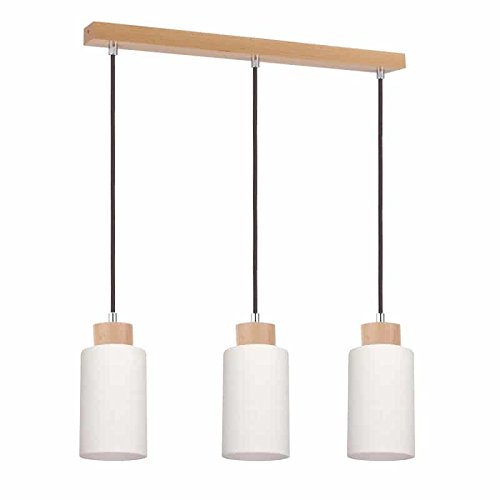 Preisvergleich Produktbild d-lights – Hängelampe Fiama, Farbe: Buche / anthrazit