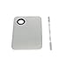 SelfTek Stainless Steel Mixing Palette with Spatula for Cosmetic Makeup Beauty Salon