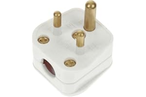 CEW COLCHESTER ELECTRICAL WHOLESALE LTD Round Pin Plug Top 2Amp White for Lighting Circuit