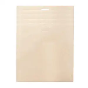 HEAVY DRIVER 5X Non-Stick Heat Resistant Sandwich Toaster Bags Safe Reusable Pastry Bags 17x19cm