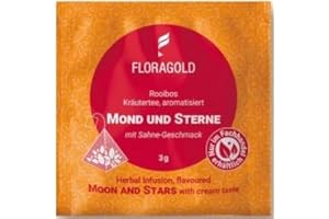 Rooibostee Mond und Sterne 100er Pyramidenbeutel von Floragold