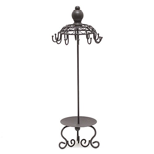 Preisvergleich Produktbild Schmuckständer für Armbänder. Presentationsständer aus Metall, kuppelförmig. braun