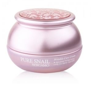 Bergamo Korean Natural Pure Snail Extract Wrinkle Care High Lifting Anti Aging Cream 50 g