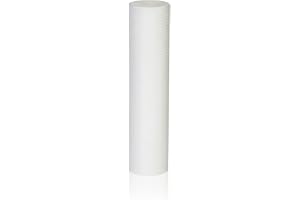 HomePro PP Cotton Water Filter Cartridge, Food Grade, White, Universal Fit, 6x8x25.3cm, Sediment Filtration System Replacement