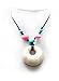 Lily Bear Silicone Baby Teething & Breastfeeding Pendant Necklace/Jewellery for Mum (White pearl)