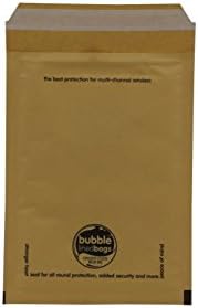 Priory Direct Gold Bubble Lined Padded Mailing Bag with Peel and Seal- All Sizes 000, 00, 0, 1, 2, 3, 4, 5, 6, 7, 8, CD (00-120 x 215mm) 200 Envelopes