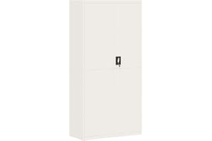 vidaXL Armario archivador de Acero Blanco 90x40x180 cm