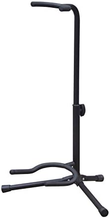Floor Standing Electric Guitar Stand with Tripod Base
