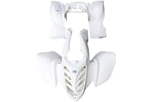 HMParts Plastique Kit Blanc Quad ATV 150-250 CCM Etc Jingling Bashan